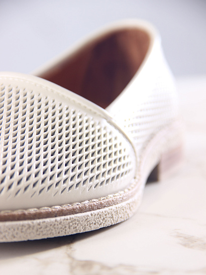 картинка Лоферы ED'ART 110.rose'be.Бежевый от интернет магазина