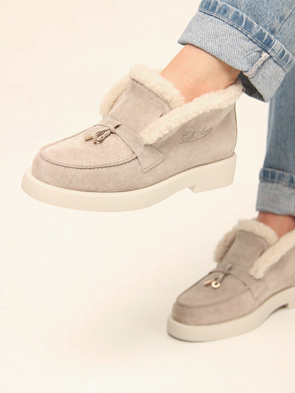 картинка Ботинки ED'ART 306.1593'be. каменный замша от интернет магазина