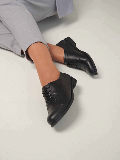 картинка Туфли полуботинки ED'ART 101.madonna'bl. Черный от интернет магазина