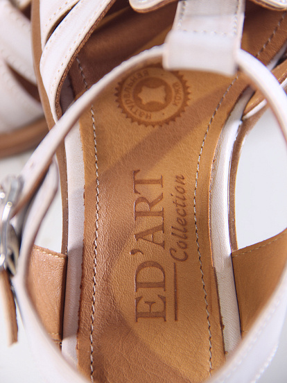 картинка Босоножки ED'ART 5035.23663'bе. Вакса пудра+коричневый от интернет магазина