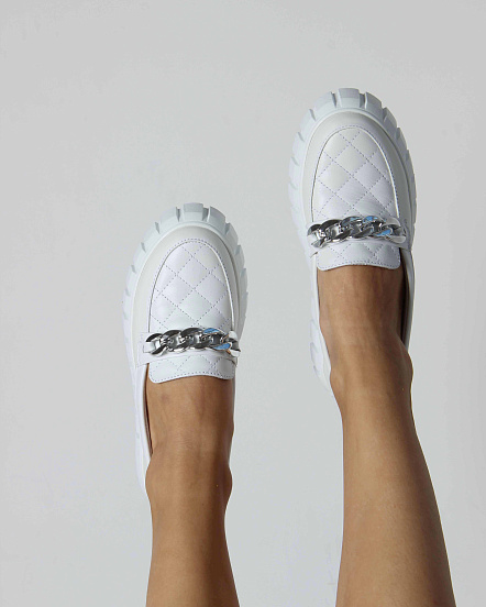 картинка Лоферы туфли ED'ART 145.91505'w.Белый от интернет магазина