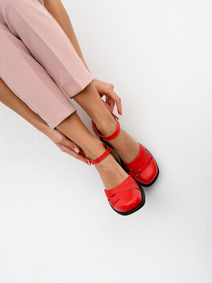 картинка Босоножки ED'ART 5032.23663'bl. Красный от интернет магазина