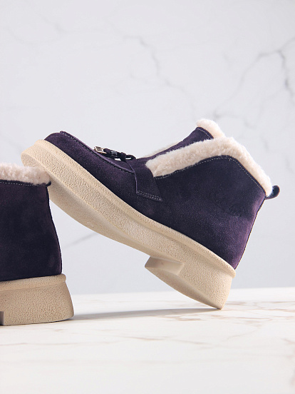 картинка Ботинки ED'ART 307.florida 'be.сливовая замша от интернет магазина