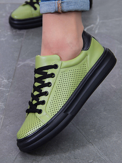 картинка Кеды ED'ART 127.Lusi22'bl. Авокадо от интернет магазина