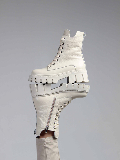 картинка Ботинки ED'ART 346.чанки'be. Бежевый макс от интернет магазина