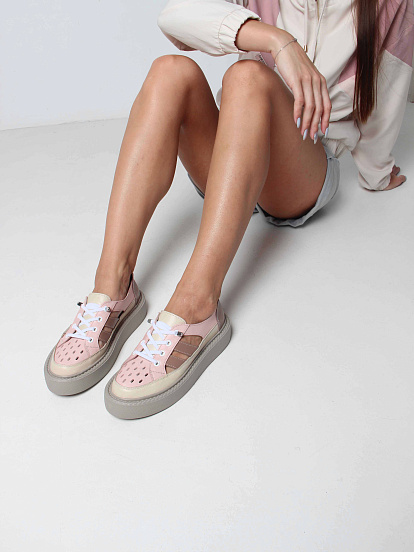 картинка Кроссовки ED'ART 165.P.Lusi23.'co. Розовый какао от интернет магазина