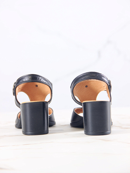 картинка Босоножки ED'ART 6001.624'bl. Черный энгерек от интернет магазина