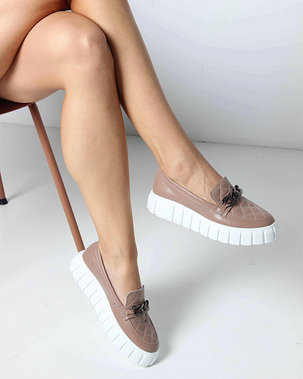 картинка Лоферы туфли ED'ART 145.91505'w.Сocoa от интернет магазина