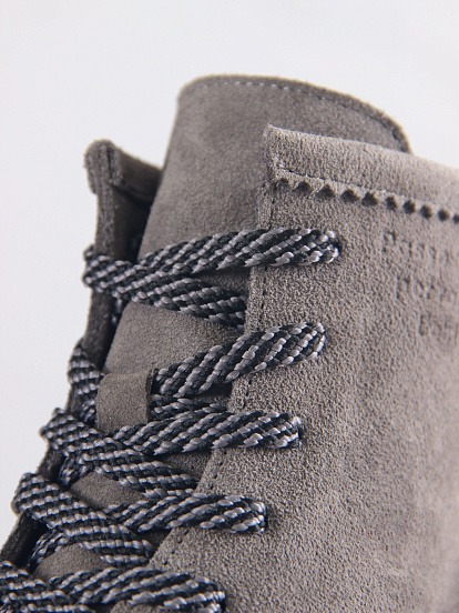 картинка Ботинки ED'ART 319.22511'gr.Серый замок замша от интернет магазина