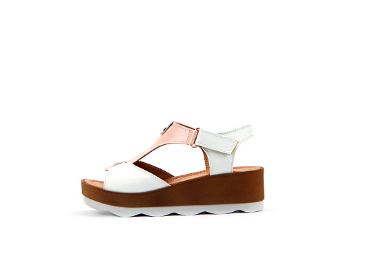 картинка Босоножки ED'ART 2001.228'be.white-pink R от интернет магазина