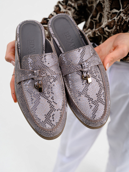 картинка Мюли ED'ART 1070.2614'be.  мамба мутон+коричневый от интернет магазина