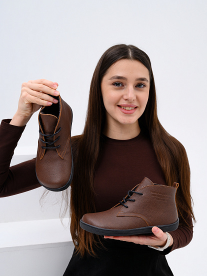 картинка Босоногие ботинки  ED'ART 208.NATA'bl.Светло-коричневая оттима от интернет магазина