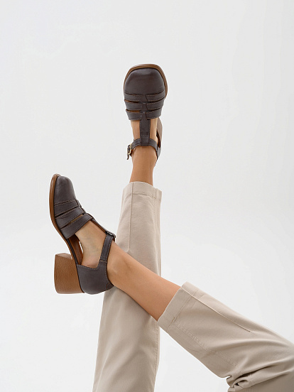 картинка Босоножки ED'ART 5036.23663'bе.Вакса коричневый от интернет магазина