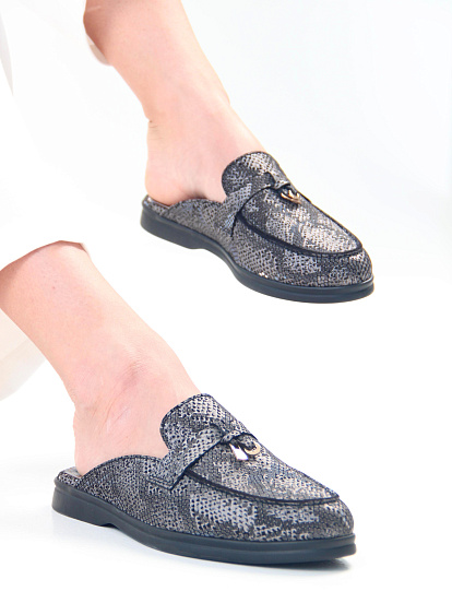 картинка Мюли ED'ART 1070.2614'bl. черный мамба от интернет магазина