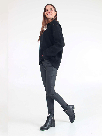 картинка Ботильоны ED'ART 244.vena.black от интернет магазина