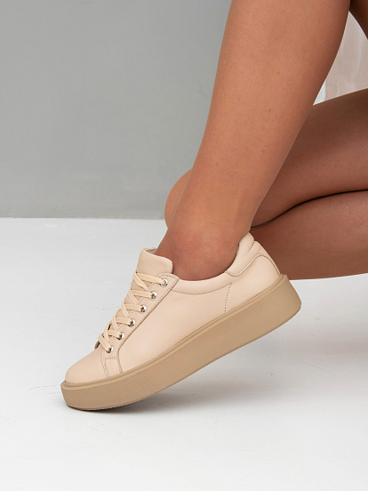 картинка Кеды ED'ART 128.Mikki'bе.Бежевый от интернет магазина