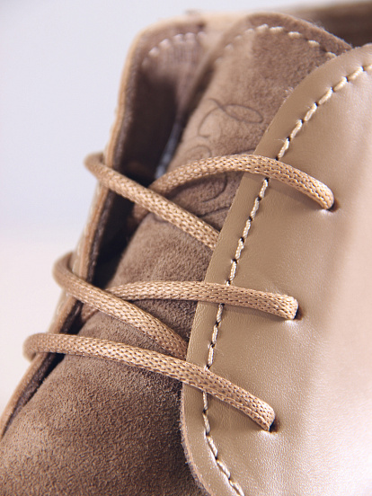 картинка Ботинки  ED'ART 305.927'ka. Круассан+коричневый капучино замша от интернет магазина