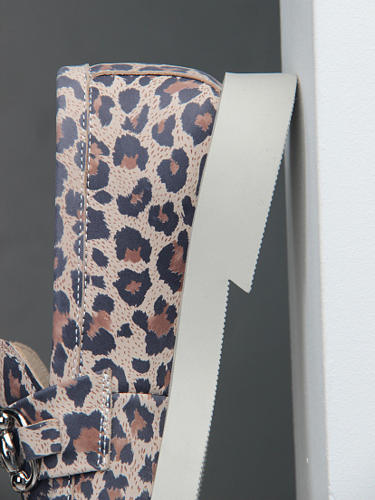 картинка Лоферы туфли ED'ART 172.1841'be. бежевый леопард от интернет магазина