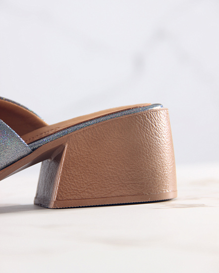 картинка Босоножки ED'ART 4012.23663'br. Черный ибица+коричневый от интернет магазина