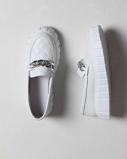 картинка Лоферы туфли ED'ART 145.91505'w.Белый от интернет магазина