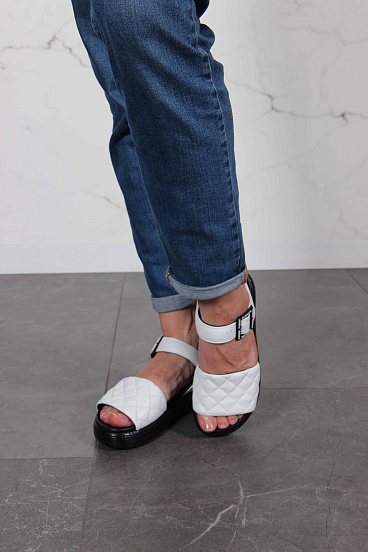 картинка Босоножки ED'ART 1028.2530'bl.белый от интернет магазина