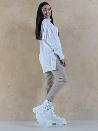 картинка Ботинки ED'ART 329.21153'w. белые от интернет магазина