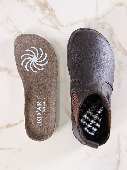 картинка Челси босоногие ED'ART 366.NATA'bl.Темно-коричневая оттима от интернет магазина