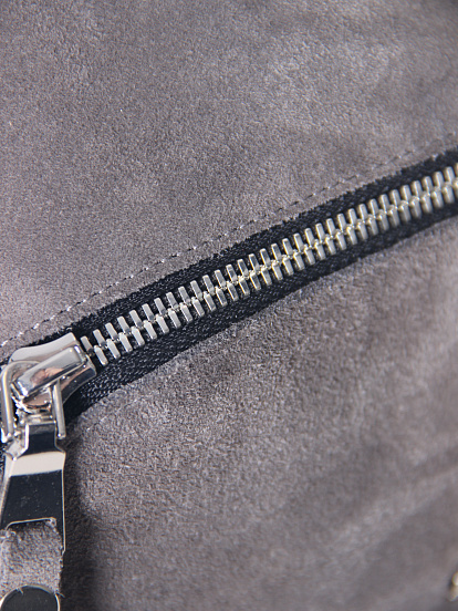 картинка Рюкзак ED'ART r01.серый замок замша от интернет магазина