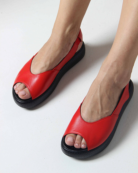 картинка Босоножки ED'ART 1042.2530'bl. Красный от интернет магазина