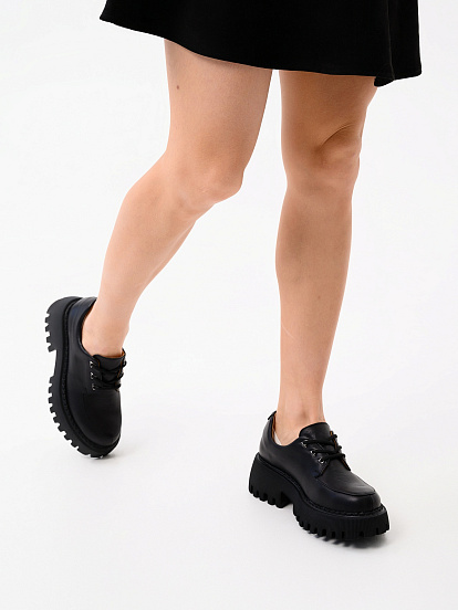 картинка Туфли полуботинки ED'ART 202.14728'bl. Черный от интернет магазина