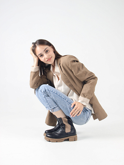 картинка Челси ED'ART 360.P.21074'nut. черный макс какао от интернет магазина