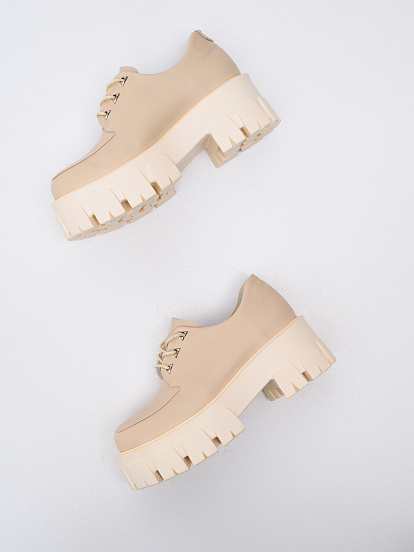 картинка Туфли полуботинки ED'ART 202.90200'm.Бежевый от интернет магазина