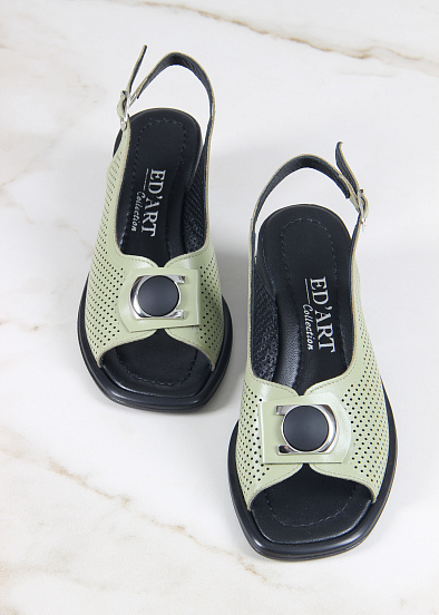 картинка Босоножки ED'ART 5030p.23663'bl. авокадо от интернет магазина