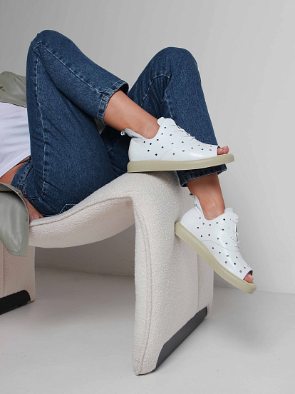 картинка Босоножки ED'ART 1059.0132'gr. Белый зеленый от интернет магазина