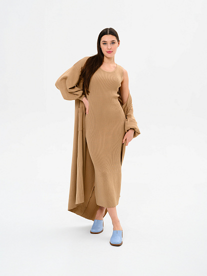 картинка Сабо ED'ART 5132.23663'br. Голубая виктория+коричневый от интернет магазина