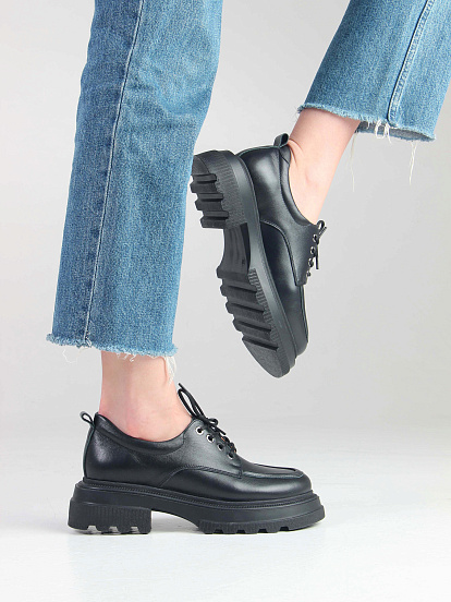 картинка Туфли полуботинки ED'ART 204.506'bl. Черный от интернет магазина