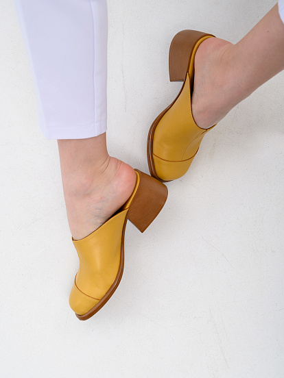 картинка Сабо ED'ART 5132.23663'br. Тыква лион+коричневый от интернет магазина