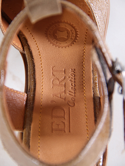 картинка Босоножки ED'ART 5038.23663'bе.Карамельный наплак+карамельная замша от интернет магазина