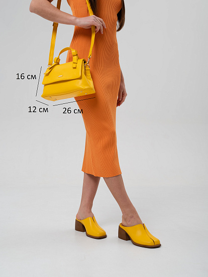 картинка Сумка-клатч ED'ART s06.желтый от интернет магазина