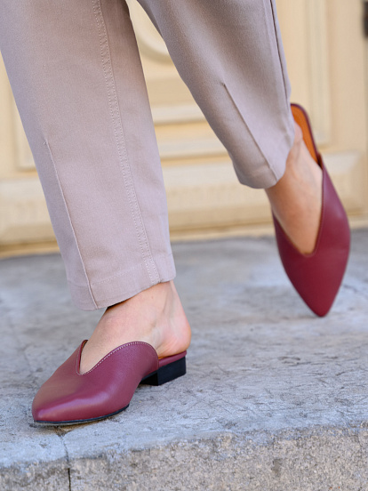 картинка Мюли ED'ART 1001.34104'bl. Гнилая вишня от интернет магазина