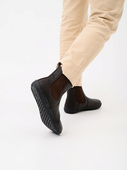 картинка Челси босоногие ED'ART 366.NATA'bl.Темно-коричневая оттима от интернет магазина