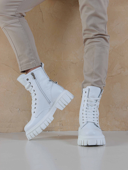 картинка Ботинки ED'ART 329.21153'w. белые от интернет магазина