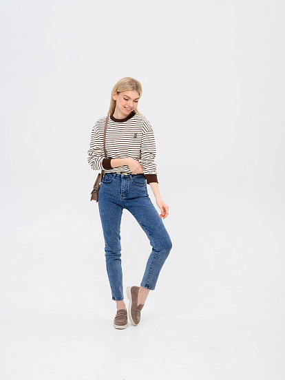 картинка Лоферы туфли ED'ART 176.1593'be. Капучино замша от интернет магазина