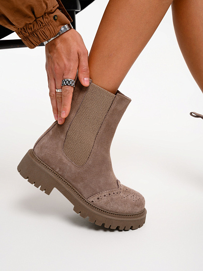 картинка Челси ED'ART 360.P.taskana'ka. Капучино замша от интернет магазина