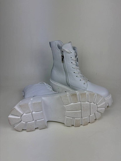 картинка Ботинки ED'ART 346.чанки'w. Белый бартон уценка от интернет магазина