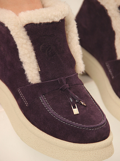 картинка Ботинки ED'ART 307.florida 'be.сливовая замша от интернет магазина