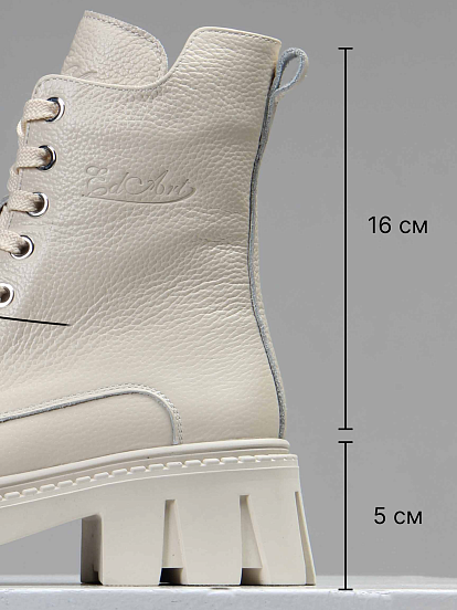 картинка Ботинки ED'ART 346.чанки'be. Бежевый макс от интернет магазина