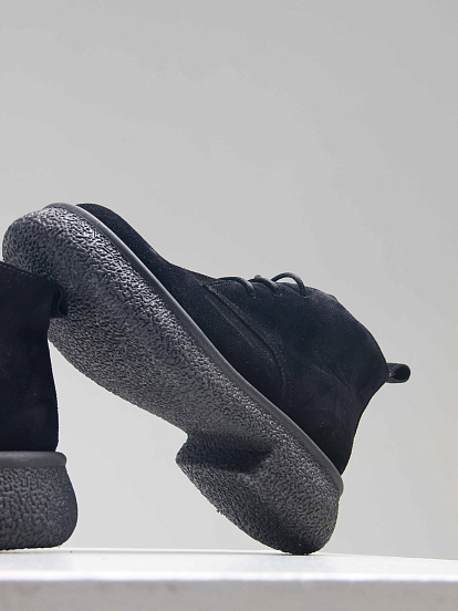 картинка Ботинки ED'ART 308.агата'bl. чёрный замша от интернет магазина