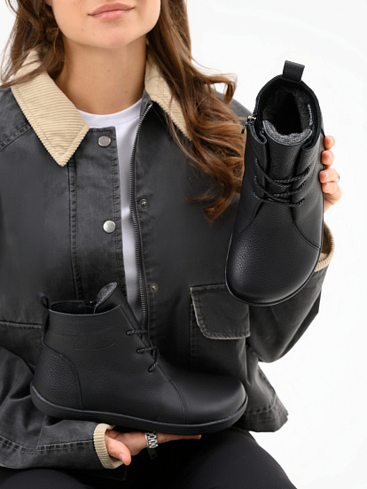 картинка Босоногие ботинки  ED'ART 352.NATA'bl.Черный флоттер от интернет магазина