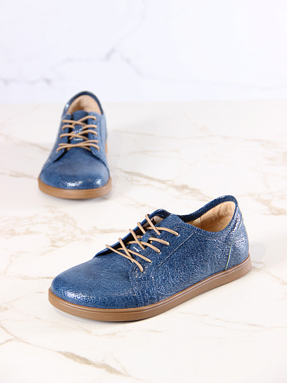 картинка Кеды босоногие ED'ART 182.асти'br.Синий наплак от интернет магазина